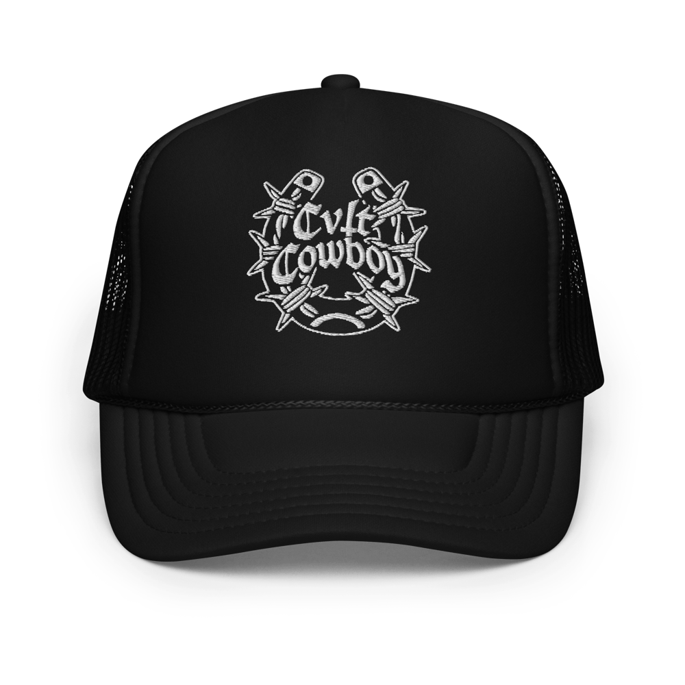 Image of Barbed Horseshoe Trucker Hat
