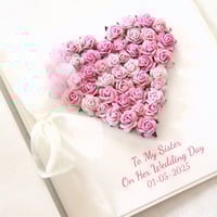 Image 1 of Sister Wedding Card. Sister Wedding Gift. To My Sister Card. From Brother or Sister. Bride To Be.
