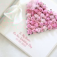 Image 2 of Sister Wedding Card. Sister Wedding Gift. To My Sister Card. From Brother or Sister. Bride To Be.