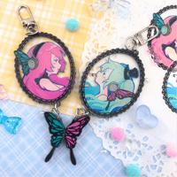 Image 1 of 'Magnet' MikuLuka Magnetic Charms & Stickers