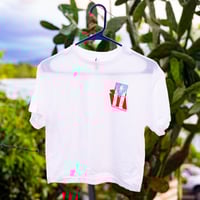 Crop Top Jeva Puertorriqueña (Blanca)