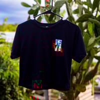 Crop Top Jeva Puertorriqueña (Negra)
