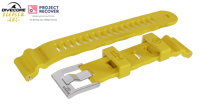 Image 1 of PRE-ORDER Deepsea Collab American FKM Yellow Divecore HP Professional Diving Watch Strap 