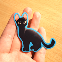 Image 1 of Flow Cat 2 Inch Glossy Sticker