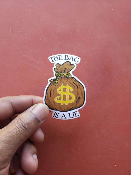 Image of The Bag Is A Lie Sticker