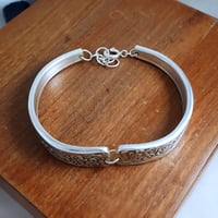 Image 3 of Floral Vintage Spoon Bracelet