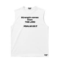 Image 2 of PSALM 28:7 ( MUSCLE TEE)