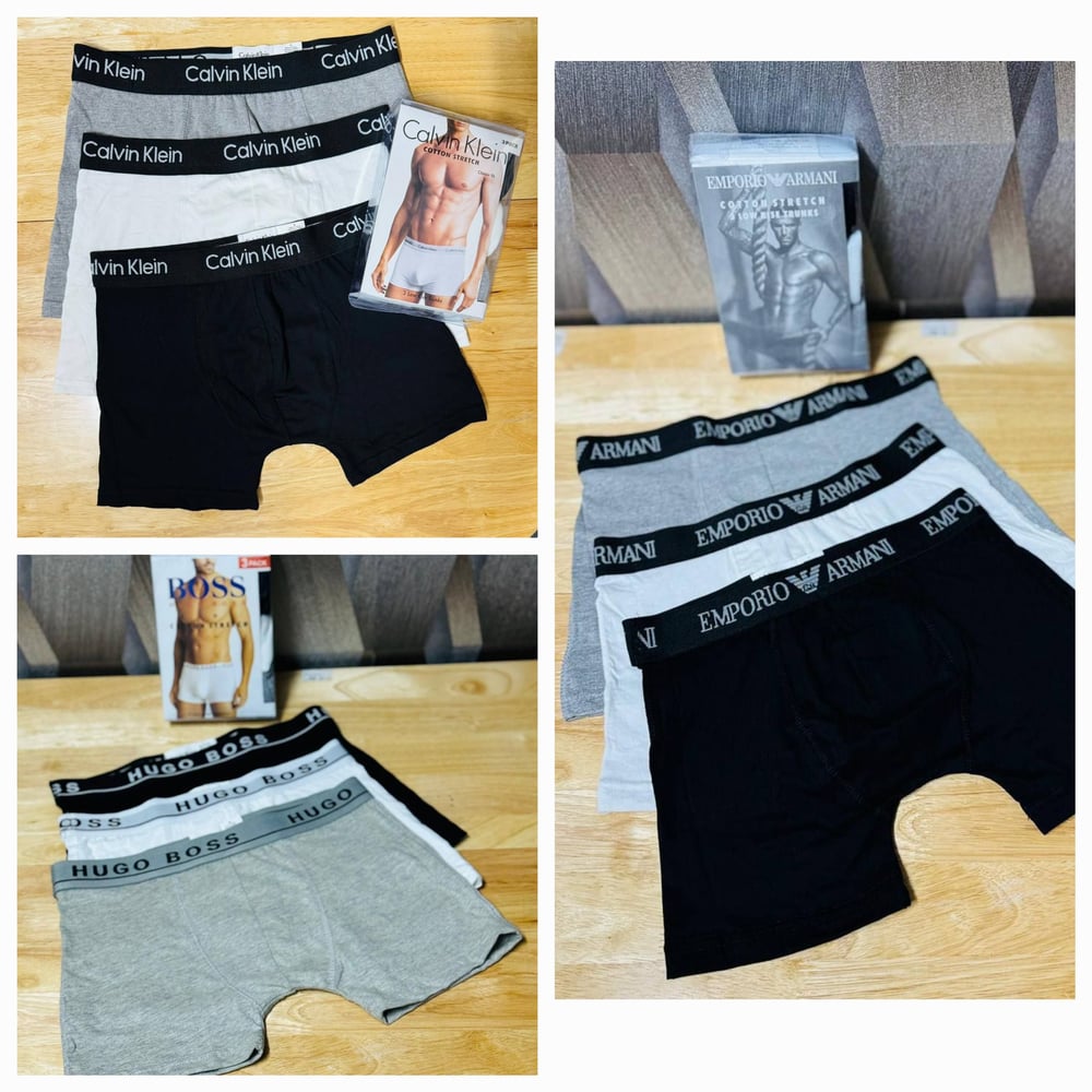 Image of Mens Boxers (1:1) pack of 3