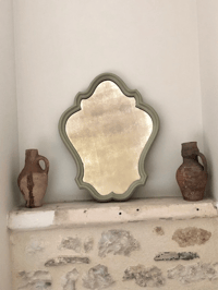 Image 1 of Miroir ancien cadre en plâtre 