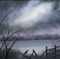 Image 2 of Hazy Days on the Lake 8719 - Original Painting
