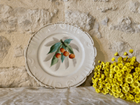 Image 1 of Assiette ancienne "cerises"