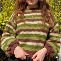Deposit for commission - Julia (striped mohair jumper)