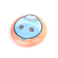 Image 3 of Pigeon “Pathetic” Sensory Plush Tinplate Button