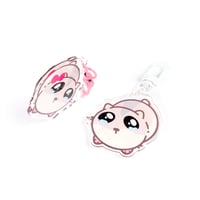 Image 3 of Sad Hampter Magnetic Acrylic Keychain Set