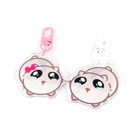 Image 1 of Sad Hampter Magnetic Acrylic Keychain Set