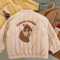 Image 1 of Children Bunny Baseball Style Padded Jacket