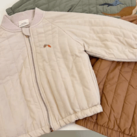 Image 2 of Children Bunny Baseball Style Padded Jacket