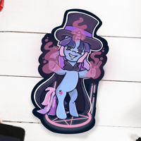 Image 1 of Flawless SparkleMoon Tamers12345 Fanart Glossy Vinyl Sticker
