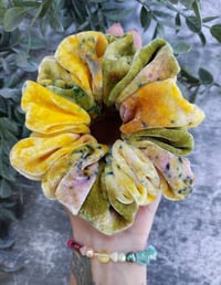 Image 1 of Luxury Silk Velvet Scrunchie (#4)