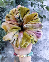 Image 3 of Luxury Silk Velvet Scrunchie (#6)