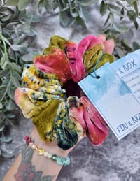 Image 1 of Luxury Silk Velvet Scrunchie (#11)
