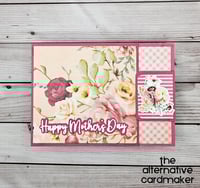 Image 1 of Mother's Day Card - Gift Card Holder - Vintage Roses