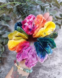 Image 2 of Luxury Silk Velvet Scrunchie (#17)