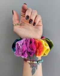 Image 3 of Luxury Silk Velvet Scrunchie (#17)