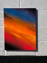 DEVAS SUNSET SPRAY PAINT ON CANVAS 