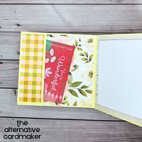Image 3 of Gift Card Holder - Mother's Day - Butterflies in A Yellow Garden