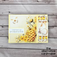 Image 1 of Mother's Day Card - Gift Card Holder - Bees and Butterflies