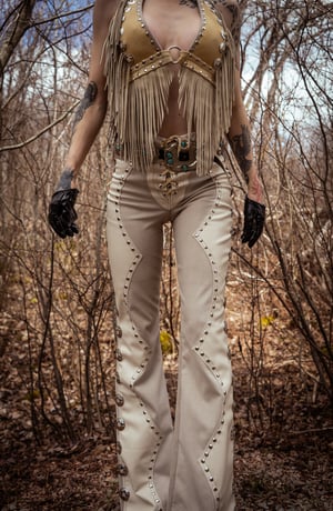 Image of Toxic Vision Cowgirls from Hell boneyard concho pants CUSTOM SIZING