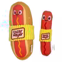 Image 1 of Oscar Mayer Hot Dogs - Plush Dog Toy 2-Pack w/ Squeaker
