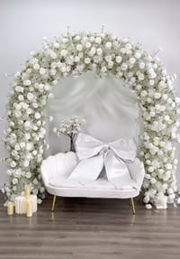 Signature Baby’s Breath & Rose Floral Arch