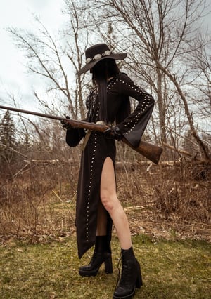 Image of Toxic Vision Cowgirls from Hell duster dress ONE OF A KIND