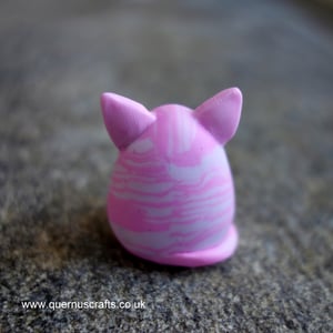 Wee Rainbow Tabby Cat (Pink) #3