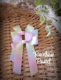Image 1 of 4" rainbow bows