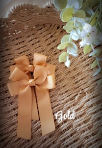 Image 5 of 4" Bows. Browns, Neutrals