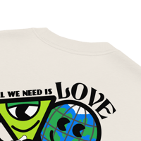 Image 4 of All We Need Is Love Oversized Tee