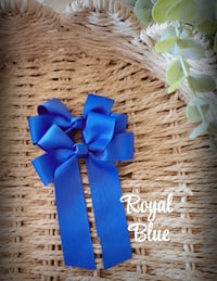 Image 3 of 4" Bows. Blues