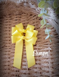 Image 2 of 4" Bows. Yellows & Oranges