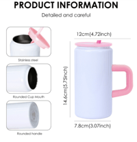 Image 2 of Personalize 160z Stainless Steel Tumbler Personalize