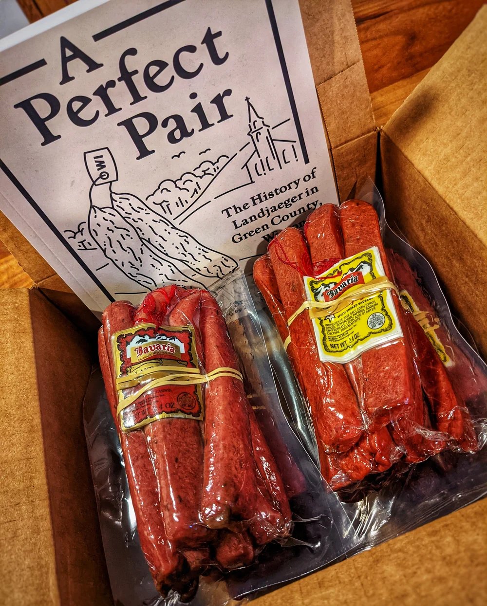 Bavaria Landjäger Bundle + Book | Third Lake Sausage Shop