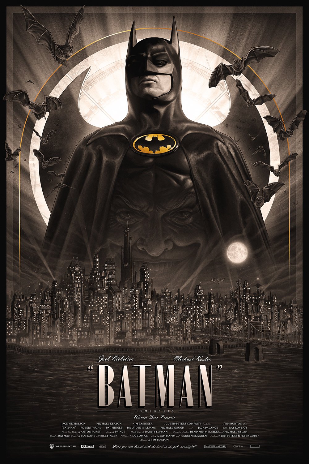 BATMAN 1989 - Artist Proof Print - Variant Edition