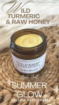 Image 4 of Wild Turmeric & Raw Honey Tallow Face Cream