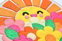 Image 3 of *BRAND NEW* Handmade Hello Sunshine Felt Applique Wall Hanging