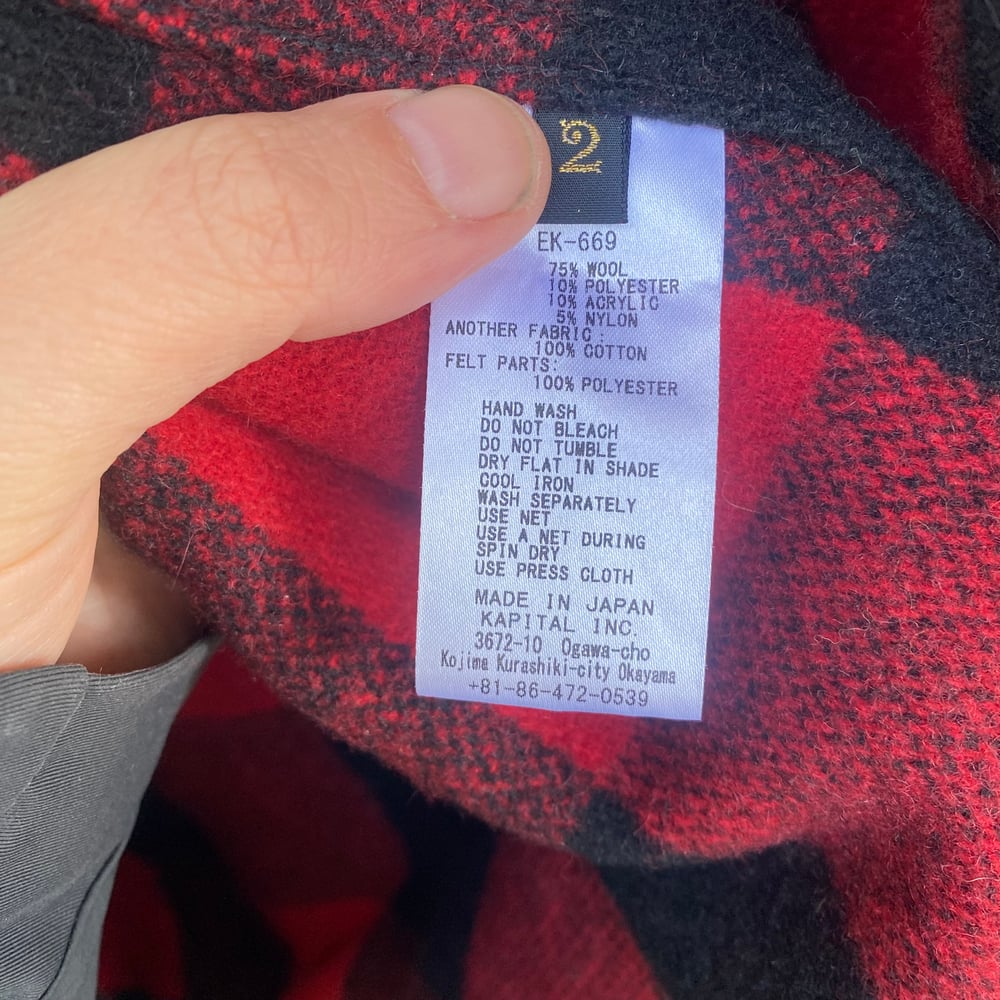 Kapital Buffalo Check Ring Coat (FW18)