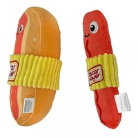 Image 3 of Oscar Mayer Hot Dogs - Plush Dog Toy 2-Pack w/ Squeaker