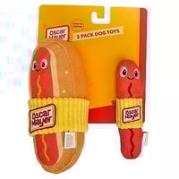 Image 4 of Oscar Mayer Hot Dogs - Plush Dog Toy 2-Pack w/ Squeaker