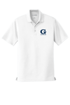 ADULT White Performance Dri Fit Polo 